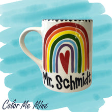 Load image into Gallery viewer, Rainbow Teacher Mug Project Kit
