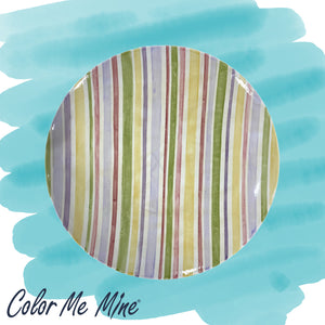 Striped Water Color Plate Project