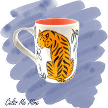 Load image into Gallery viewer, Big Cat Tiger Mug Project Kit
